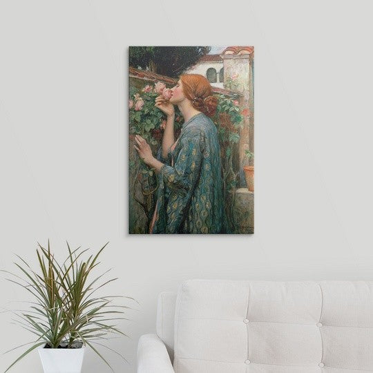 "The Soul of the Rose, 1908" Canvas Art, 16"x24"x1.25"