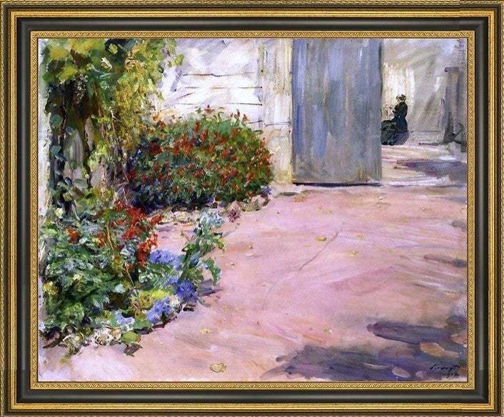 Max Slevogt Summer House Garden Framed Premium Canvas Print, 16"x20"