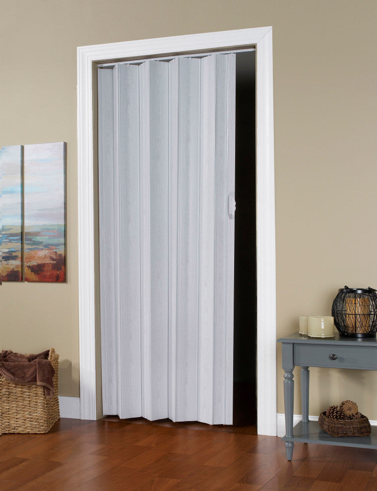 Spectrum Via Folding Door, White Mist, 48"x96"