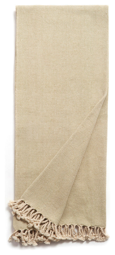 Duke Green Blanket Throw, Olive