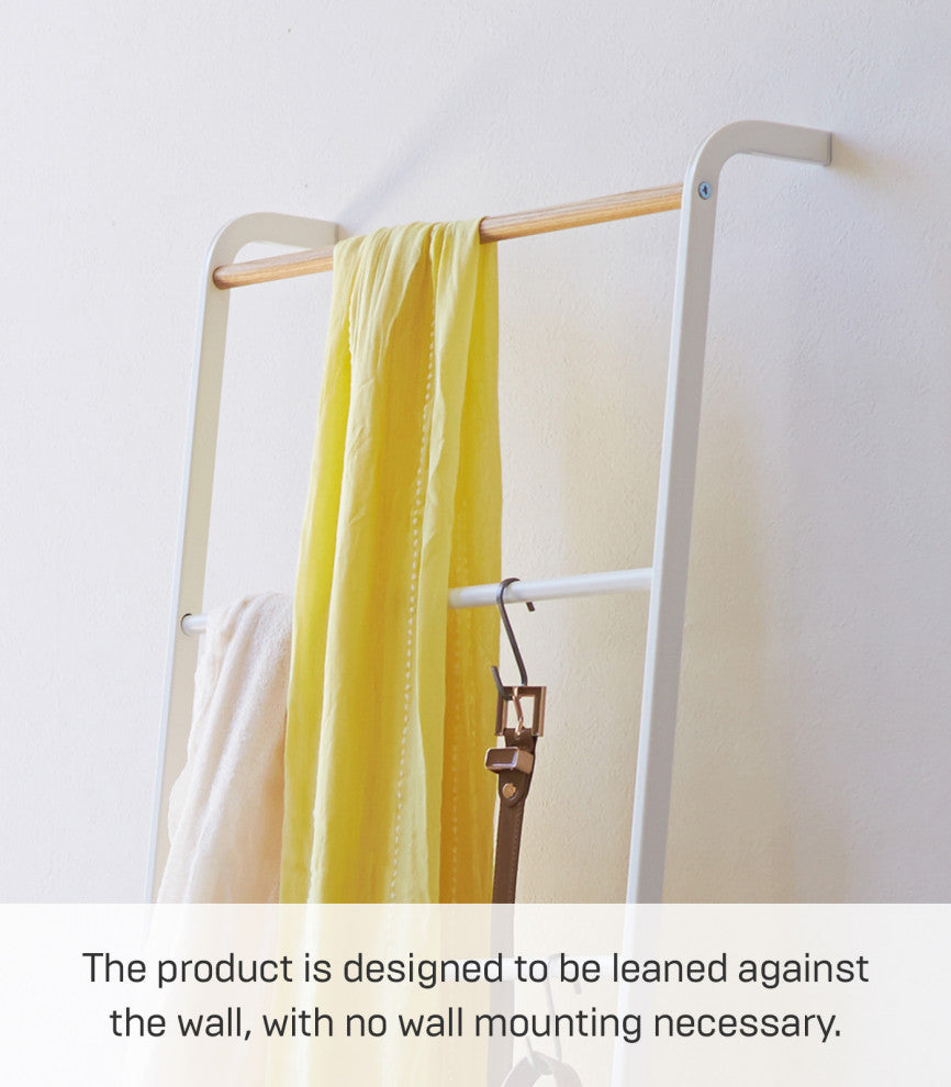 Tower Leaning Ladder Hanger, White