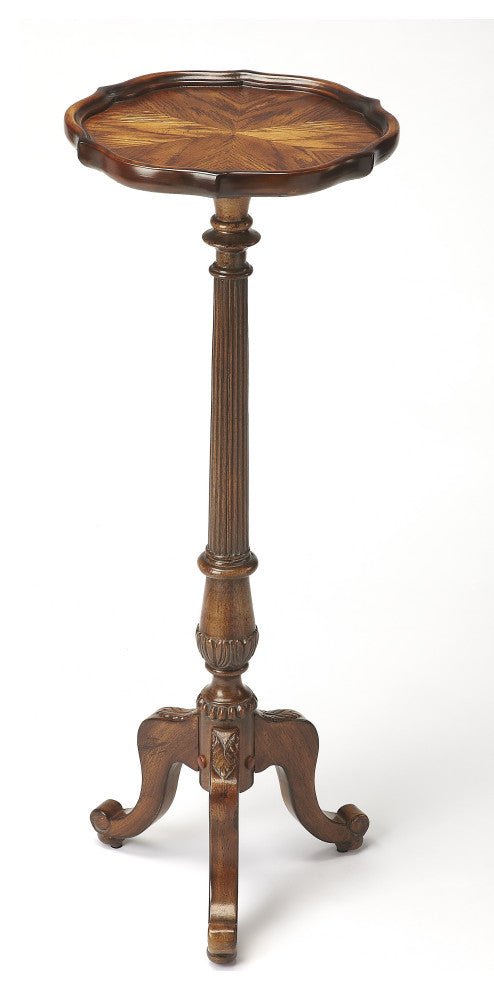 Chatsworth Pedestal Plant Stand, Driftwood, Medium Brown