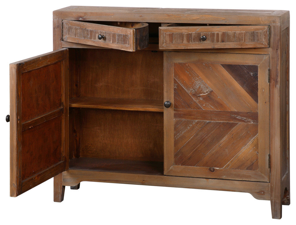 Uttermost Hesperos Reclaimed Wood Console Cabinet