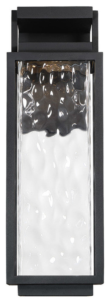 Two if By Sea 18"Outdoor Wall-Light 3000K, Black