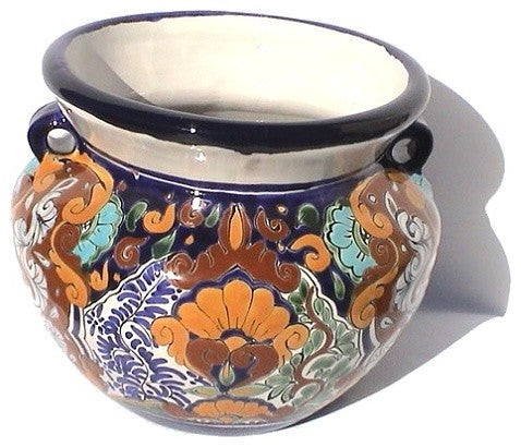 Rainbow Talavera Ceramic Pot