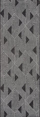 Novogratz by Momeni Villa Como Indoor Outdoor Rug, Charcoal, 2' X 10' Runner