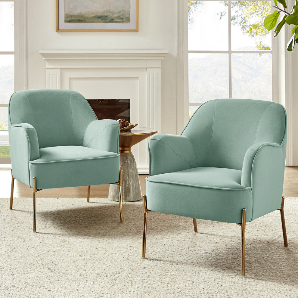 Nora Fabric Accent Chair, Sage