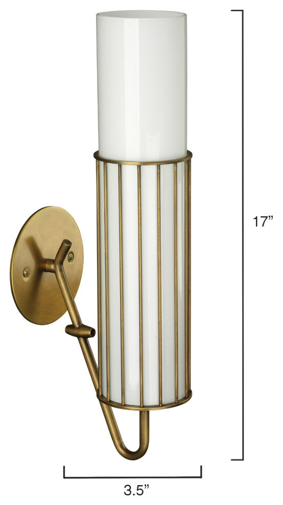 Torino Wall Sconce, Antique Brass