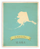 My Roots Alaska Blue Paper Print, 18x24