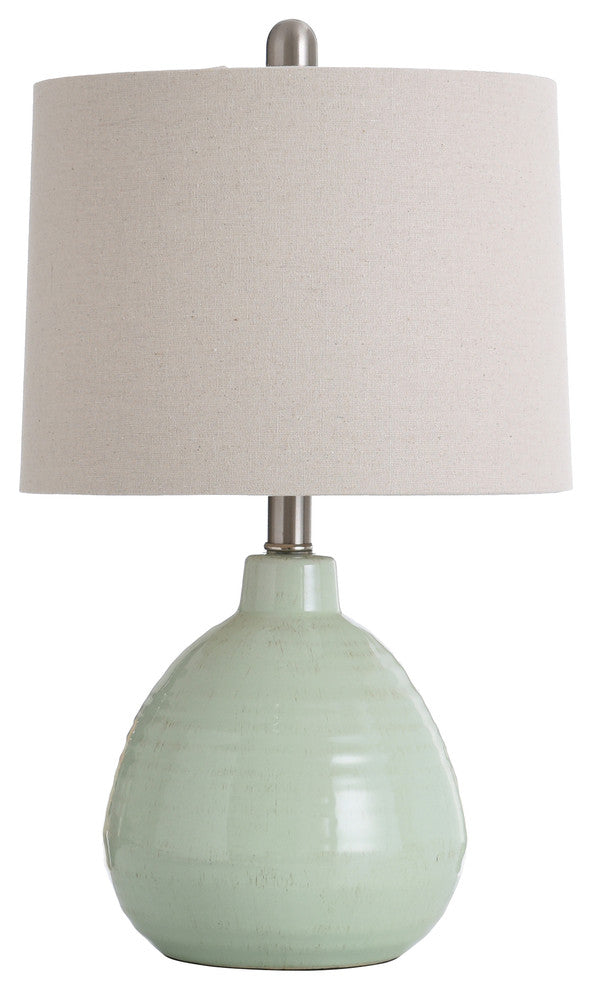 Cameron - Ceramic Table Lamp, Key Lime Green