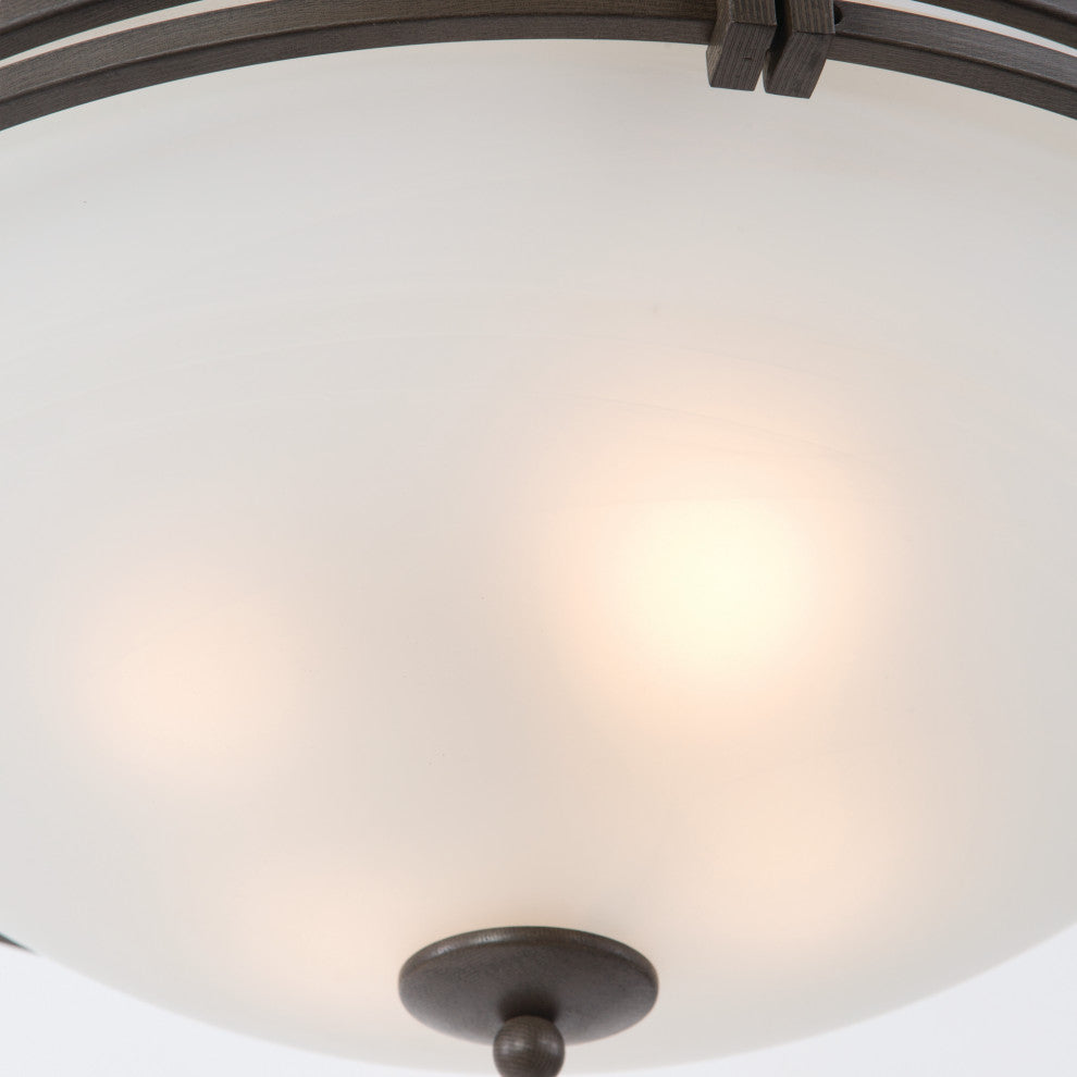 4-Lights Pendant Lighting, Brown