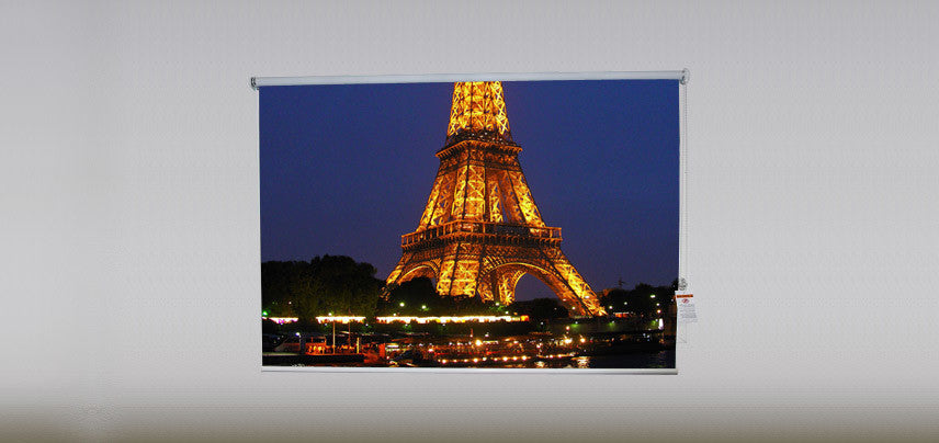 "Eiffel Tower" Artwork, 6' Shade, Fabric