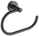 Elie Bathroom Towel Ring, Matte Black