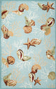 Sonesta 2021 Blue Coral Reef Rug, 5'x7'6"