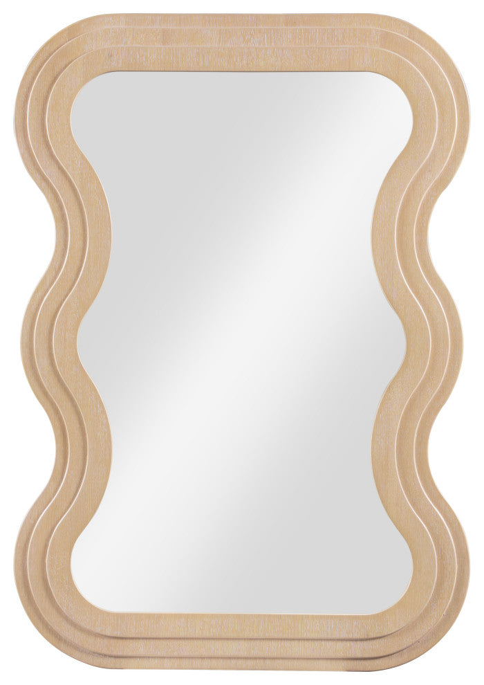 Bellagio Oak Veneer Mirror, Natural