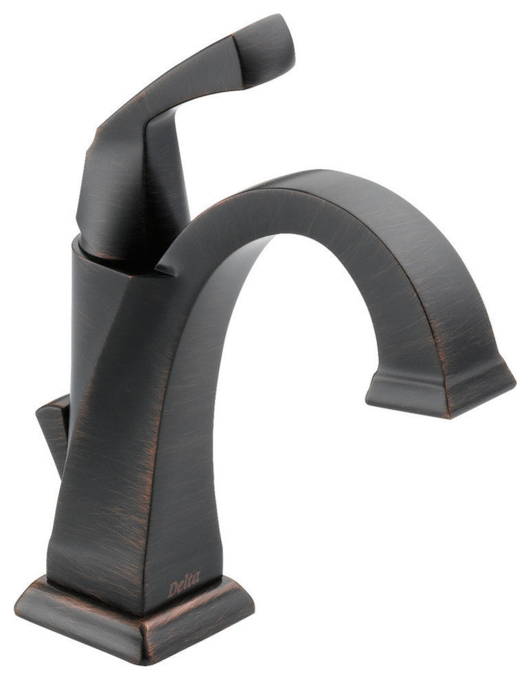 Delta Dryden Single Handle Bathroom Faucet, Venetian Bronze, 551-RB-DST