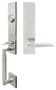 Ecco Lever, Tubular Dummy Handleset, Left Hand, Satin Stainless Steel