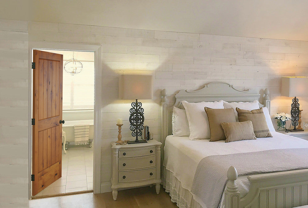 Interior 2 Panel V-Groove Reversible Handing Pre-hung Door Kit, 28x80