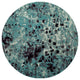 Safavieh Monaco Collection MNC225 Rug, Light Blue/Multi, 6'7" Round