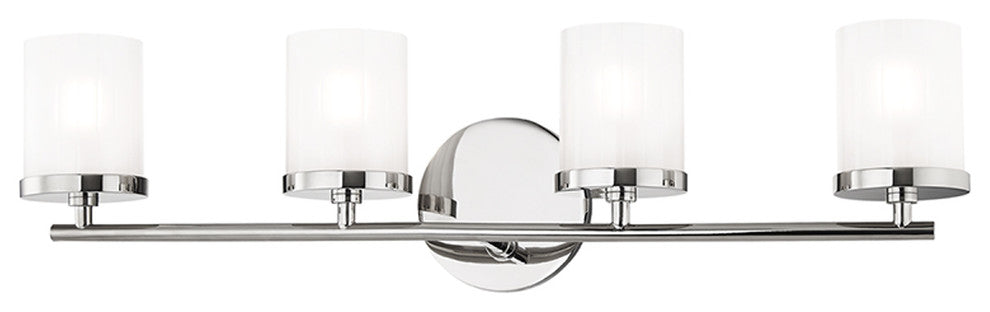 Ryan 4-Light Bath Bracket, Polished Nickel