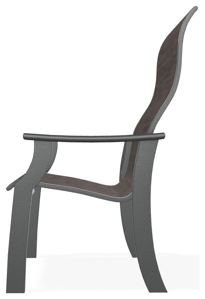 St. Catherine Sling Outdoor Armchair, James/Graphite