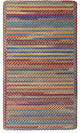 Kill Devil Hill Cross Sewn Braided Rectangle Rug, Bright Multi, 7'x9'
