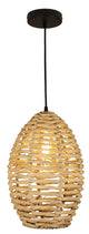 Tropical Natural Tule 1-Light Cream Bell Pendant