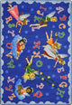 Kid Essentials Rug, Angel Alphabet, 5'4"x7'8"