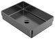Karran Cinox Stainless Steel Rectangular Drop In Sink, Gunmetal Grey