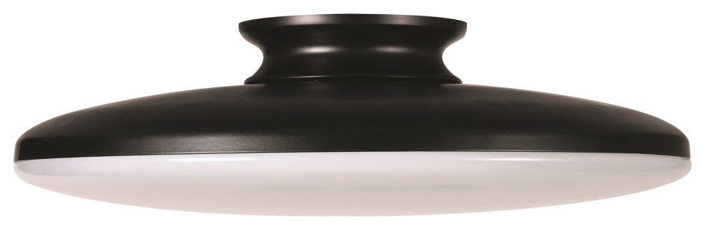 Skye, LED Flush Mount, 15", Black