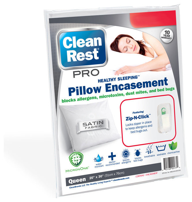 CleanRest Pro Pillow Encasement, Queen