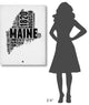 "Maine Word Cloud 2" Fine Art Print