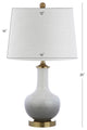 Gradient 25" Ceramic and Brass Table Lamp