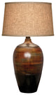 Haze Desert Table Lamp With Shade, Rainbow Walnut