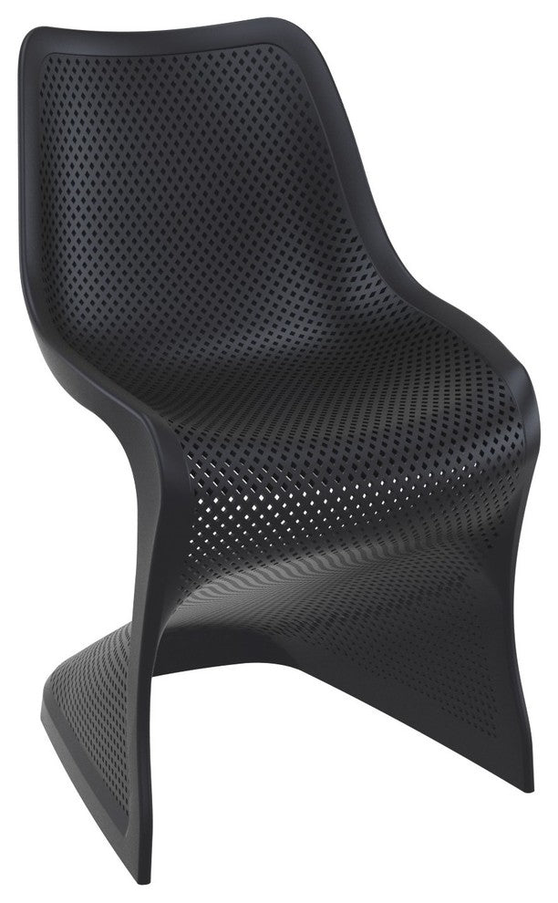 Compamia Bloom Extendable Patio Dining 5-Piece Set, Black