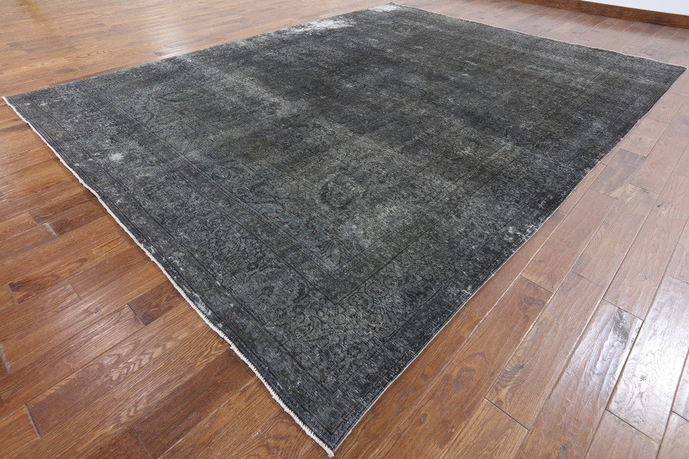 10'x13' Tabriz Overdyed Oriental Rug, W2629