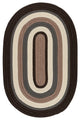 Colonial Mills Brooklyn BN19 Brownstone Indoor/Outdoor Area Rug, Oval 4'x6'