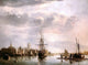 Aelbert Cuyp View of Dordrecht Premium Canvas Print
