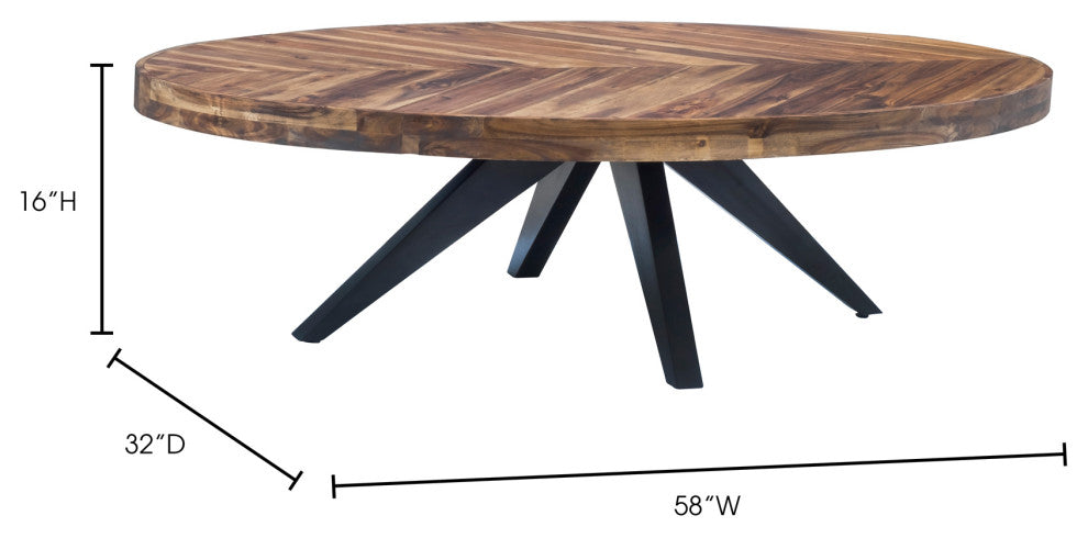 Parq Oval Coffee Table