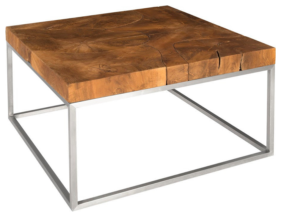 Teak Puzzle Coffee Table