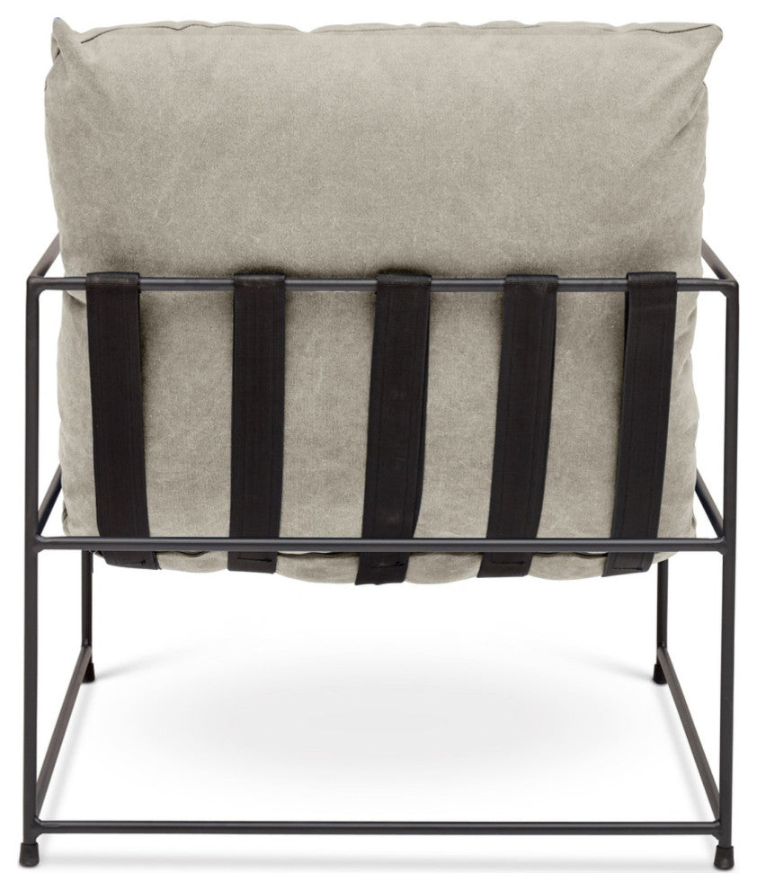Metro Trent Accent Chair, Washed Sand Upholstery