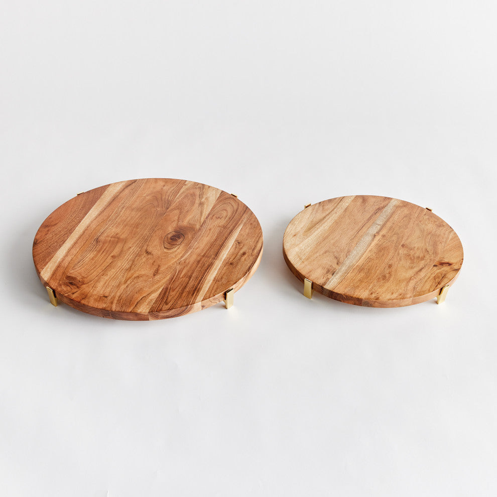 Cherie Round Serving Board Set of 2