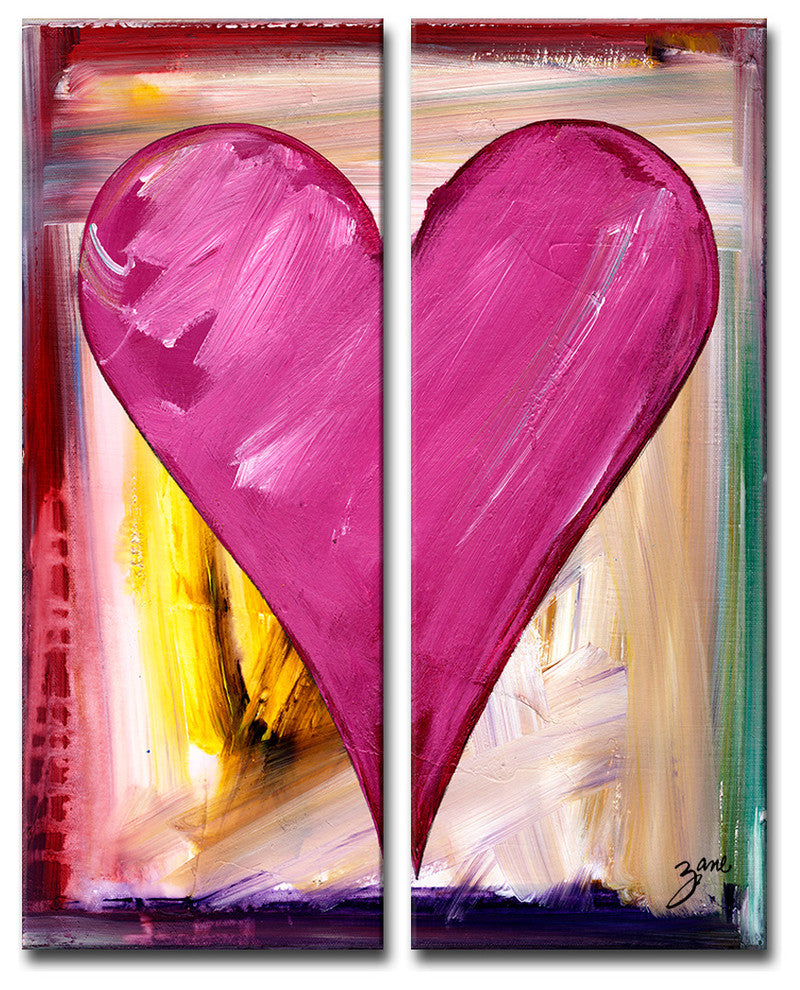 Heartwork "Daffodil" 2-Piece Canvas Art Set, 30"x12"