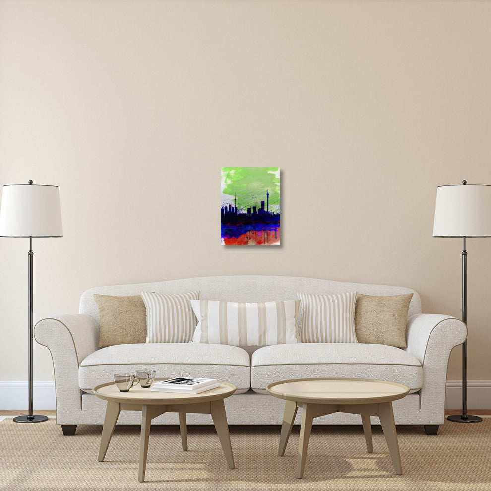 "Johannesburg Watercolor Skyline" Fine Art Print