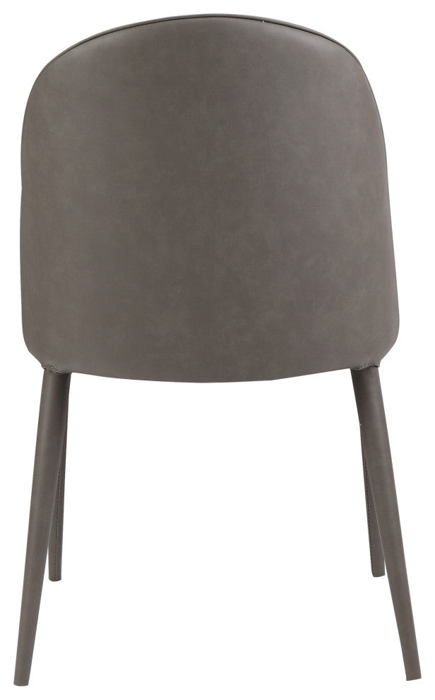 Burton Pu Dining Chair Gray, Set of 2