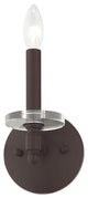Livex Lighting Bronze 1-Light Wall Sconce