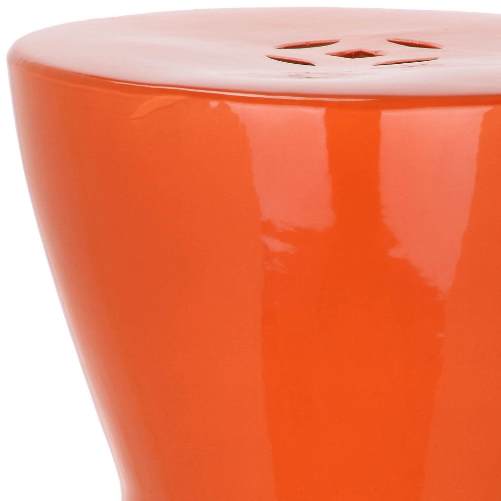 Safavieh Liana Garden Stool, Orange