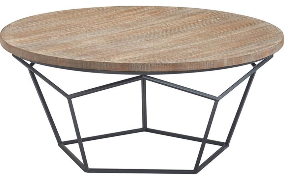 Tommy Hilfiger Avalon Round Coffee Table Brown