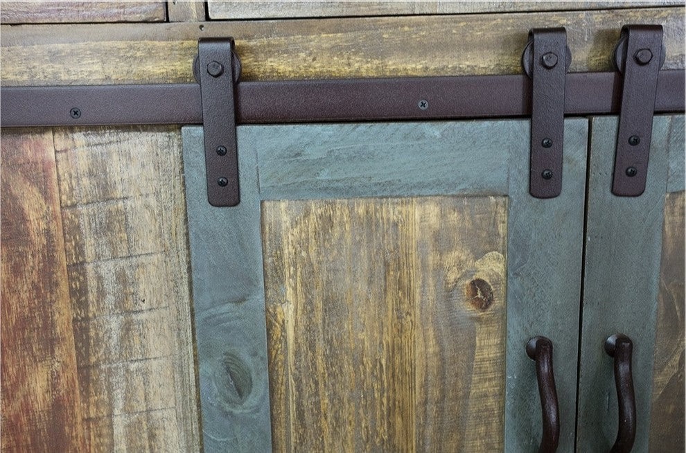 Bayshore Solid Wood Kitchen Island, Distressed