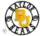 Baylor Bears Wrought Iron Wall Decor, 32"